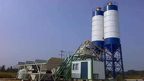 High-capacity wet batching plant delivering fresh