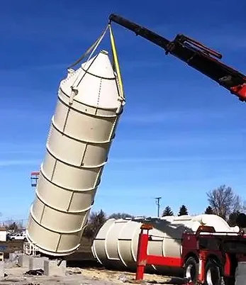 Cement silo storage system
